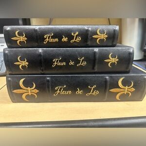 Fleur De Lis Decorative Boxes Set Of 3